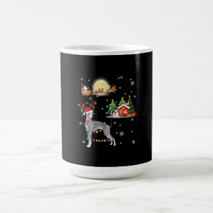 Greyhound Dog Light Christmas Reindeer Tree Xmas G Coffee Mug