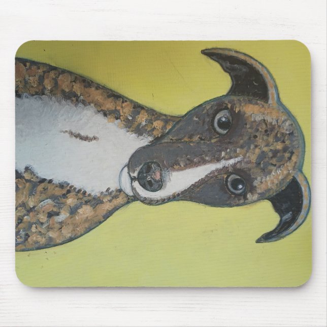 Greyhound Dog Mousepad (Front)