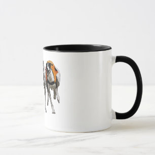 GREYHOUND DOG RACE MUG