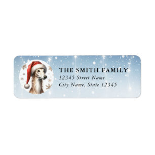 Greyhound Dog Return Address Labels
