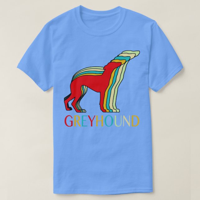 Greyhound Dog  T-Shirt (Design Front)