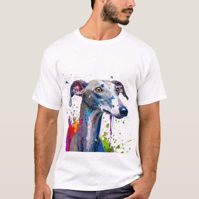 Greyhound Dog T-Shirt (Front)