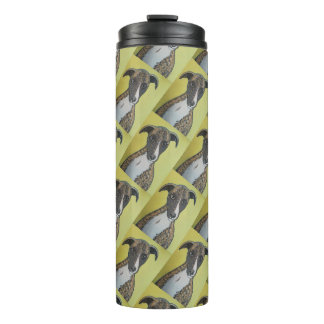 greyhound Dog Thermal Tumbler