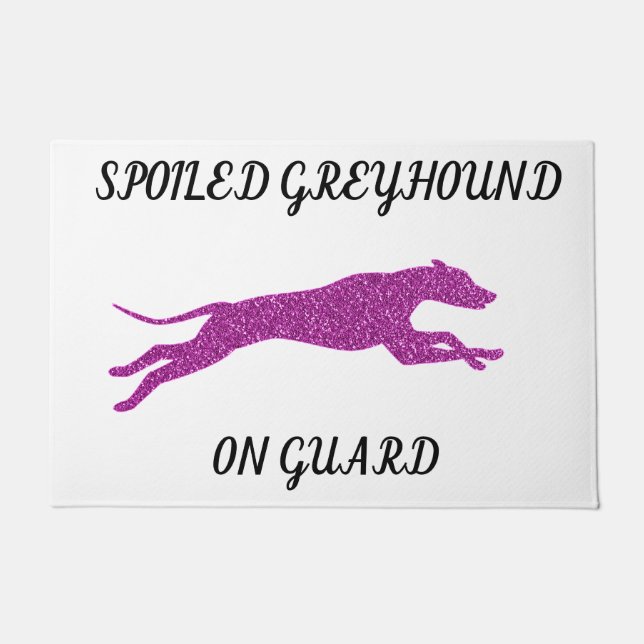 GREYHOUND DOOR MAT! DOORMAT (Front)