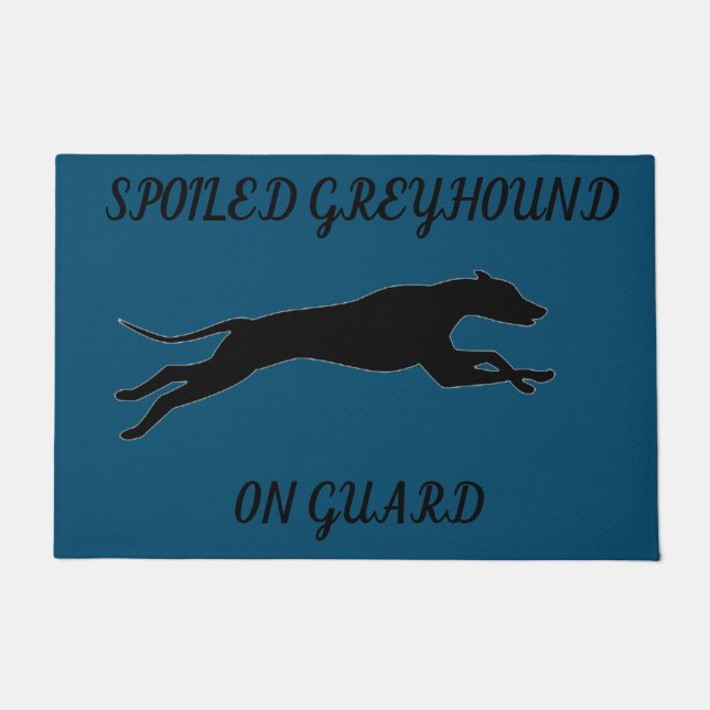 GREYHOUND DOOR MAT! DOORMAT (Front)