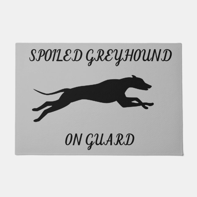 GREYHOUND DOOR MAT! DOORMAT (Front)