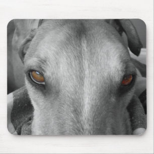 Greyhound Eyes Mouse Mat