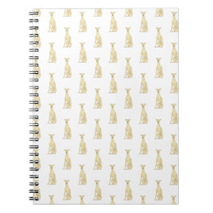 Greyhound (Fawn Tan) Notebook