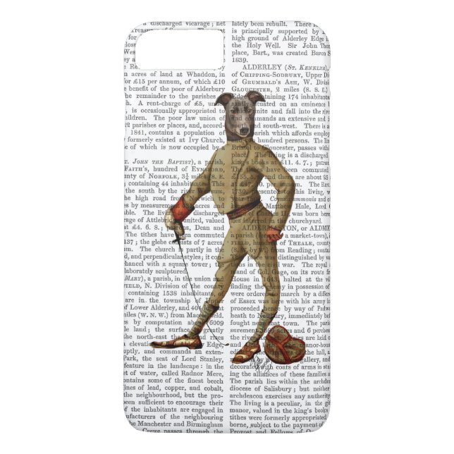 Greyhound Fencer Dark Full 2 Case-Mate iPhone Case (Back)