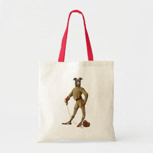 Greyhound Fencer Dark Full 2 Tote Bag