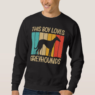 Greyhound For Boys Kids Italian Greyhound Rescue D Sweatshirt