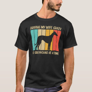 Greyhound For Men Dad Italian Greyhound Rescue Dog T-Shirt
