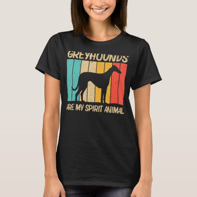 Greyhound For Men Women Italian Greyhound Rescue D T-Shirt (Front)