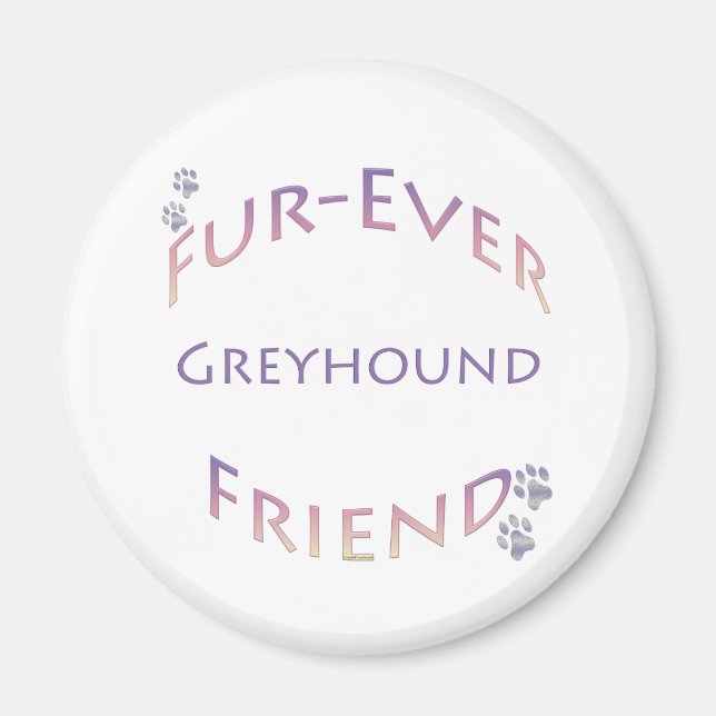 Greyhound Furever Magnet (Front)