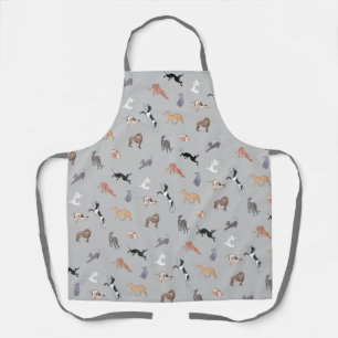 Greyhound Grey Apron