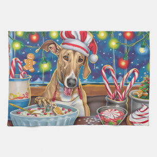 Greyhound Holiday Baking: Festive Christmas Tea Towel