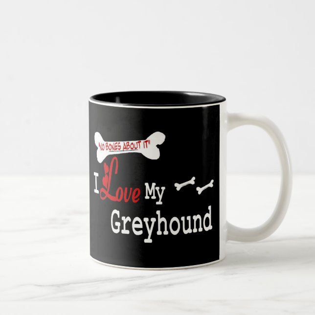 Greyhound (I Love) Mug (Right)