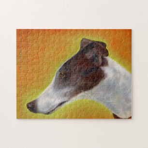 Greyhound jigsaw puzzle (a106)