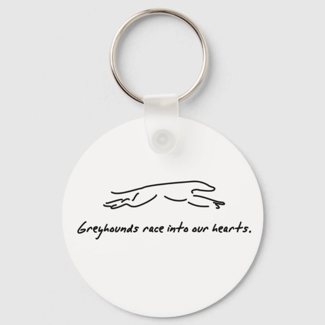 Greyhound Keychain (Front)
