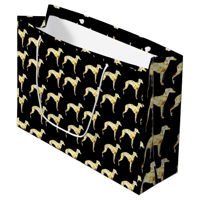 Greyhound   large gift bag (Front Angled)