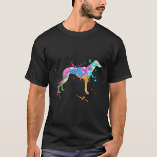 Greyhound Long Sleeve Shirt Watercolor Love Dog Gr