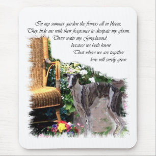 Greyhound Lovers Art Gifts Mouse Mat