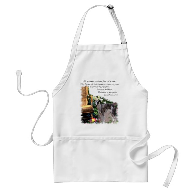 Greyhound Lovers Art Gifts Standard Apron (Front)