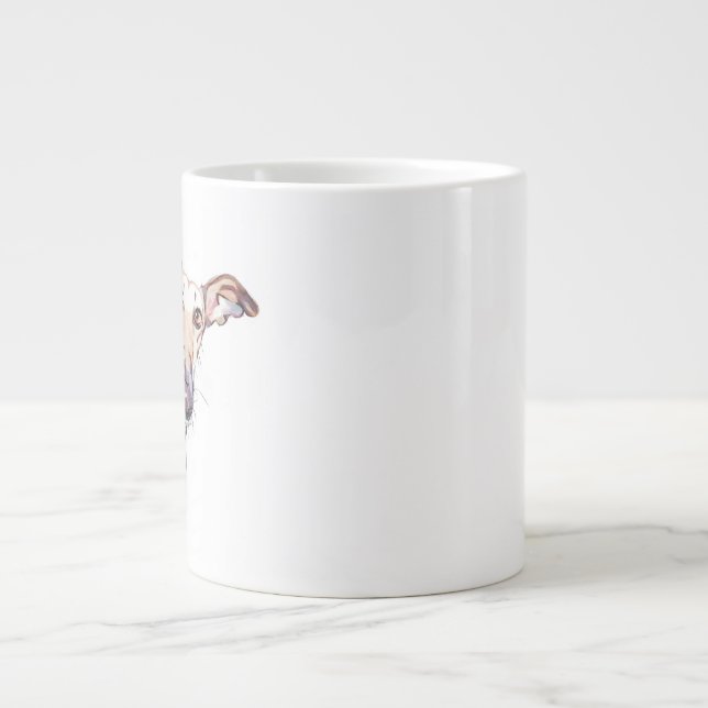 Greyhound Mug –  Dog Mom Coffee Mug (Front)