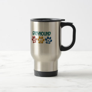 GREYHOUND Mum Paw Print 1 Travel Mug