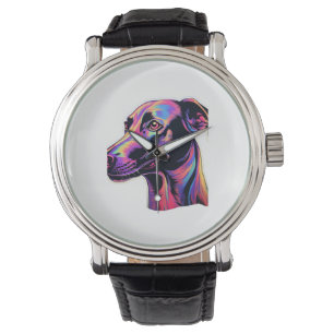 Greyhound Neon Design   Watch
