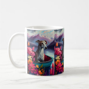 Greyhound on a Paddle: A Scenic Adventure Coffee Mug