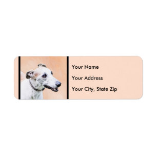 Greyhound Painting - Cute Original Dog Art