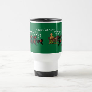 Greyhound Personalised Christmas Holiday Mug