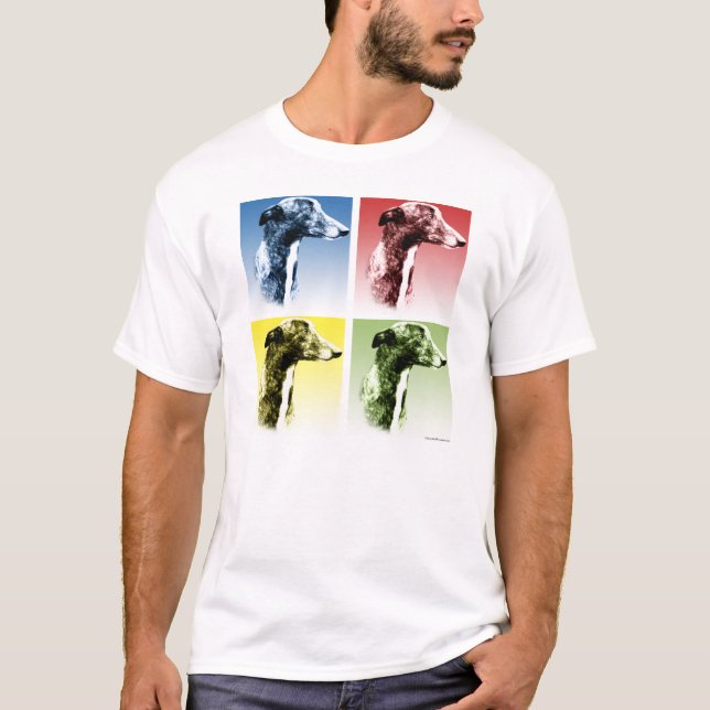 Greyhound Pop Art T-Shirt (Front)