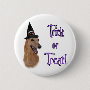 Greyhound (red) Trick 6 Cm Round Badge