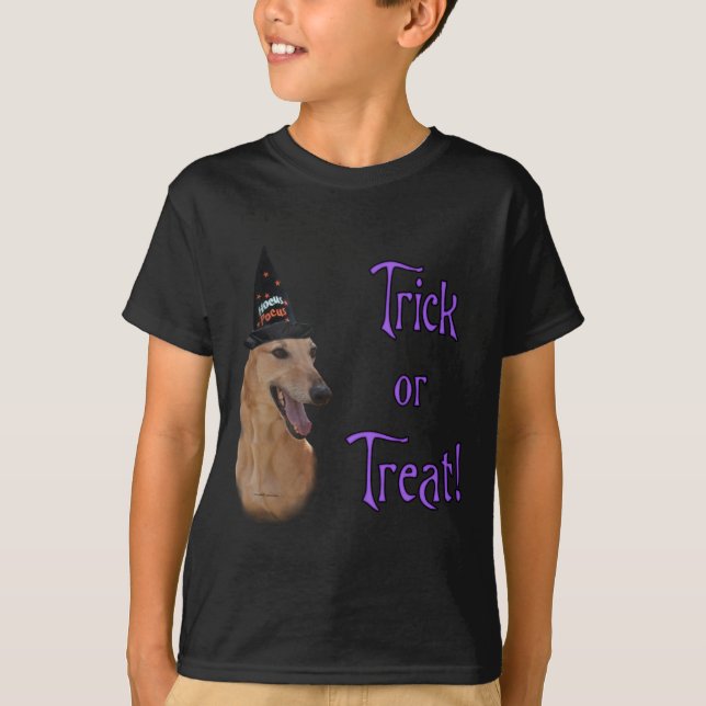 Greyhound (red) Trick T-Shirt (Front)