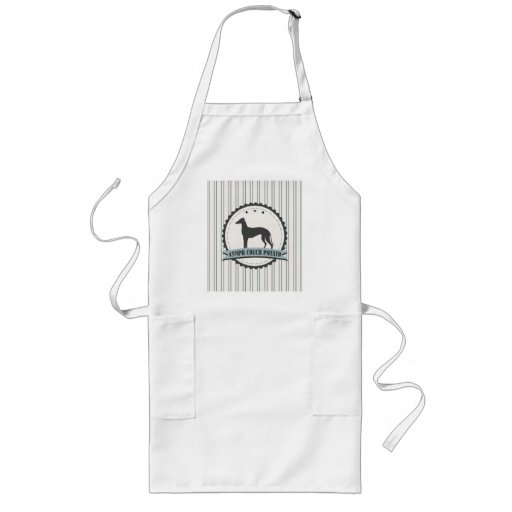 Image of Greyhound Retired Racer 45 mph Lazy Dog Long Apron