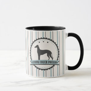 Greyhound Retired Racer 45mph Lazy Dog Mug