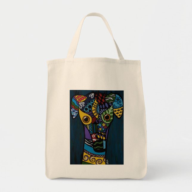 Greyhound - Retired Racing Rescue Tote Bag (Front)