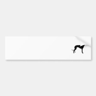 Greyhound Silhouette Bumper Sticker