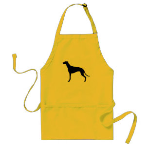 Greyhound Silhouette Standard Apron