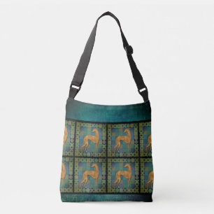 Greyhound stylized “Fergulia " Crossbody Bag