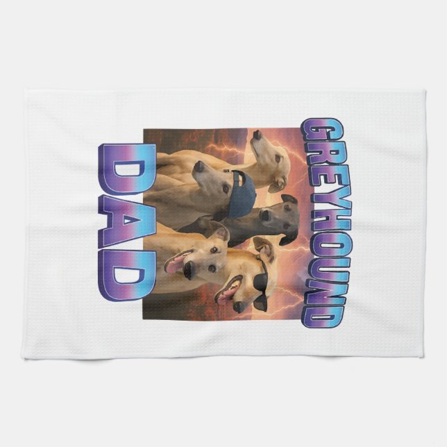 Greyhound Tea Towel (Horizontal)