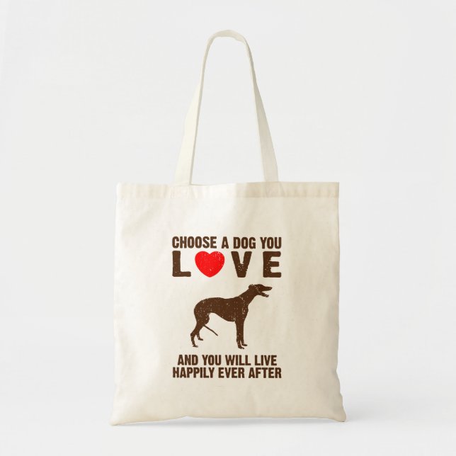 Greyhound Tote Bag (Front)