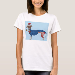Greyhound Uncle Sam T-Shirt