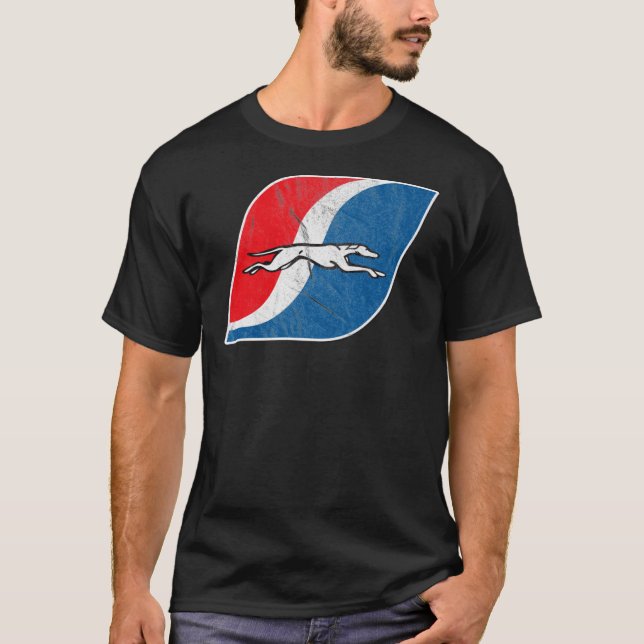 Greyhound Vintage Bus Line   T-Shirt (Front)