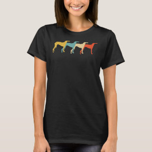 Greyhound Vintage Retro Dog Pet Racer Lover 60s 70 T-Shirt