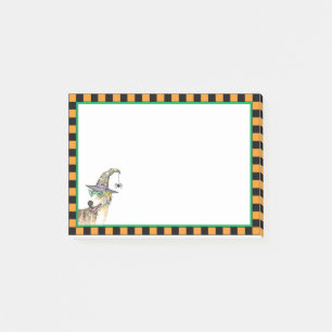 Greyhound Witch Post-it Notes