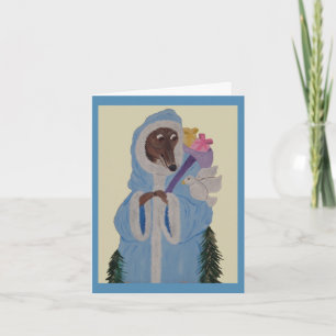 Greyhound with White Dove Invitation