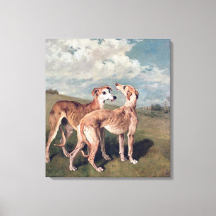 Greyhounds Canvas Print